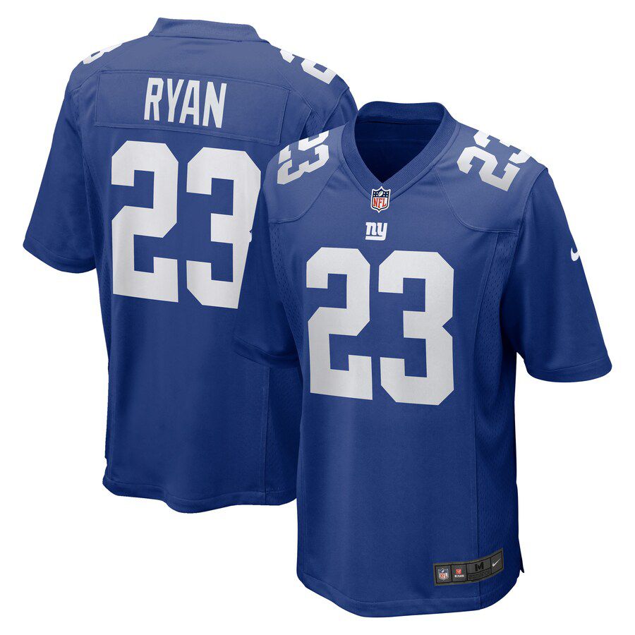 Men New York Giants #23 Logan Ryan Nike Royal Team Game NFL Jersey